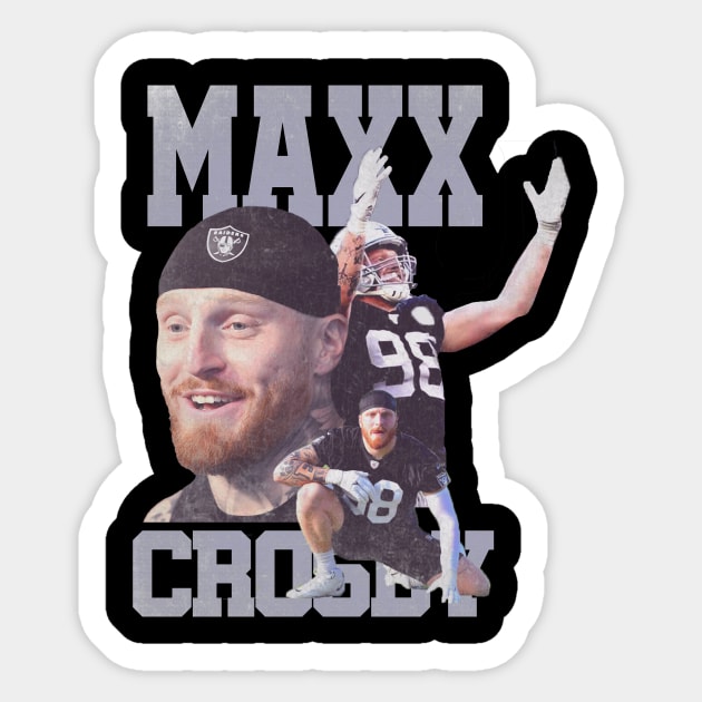 maxx-crosby Sticker by Ville Otila Abstract